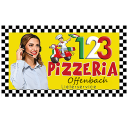 123 Pizzeria Offenbach logo.